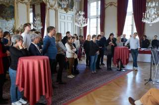 Empfang im Straßburger Rathaus